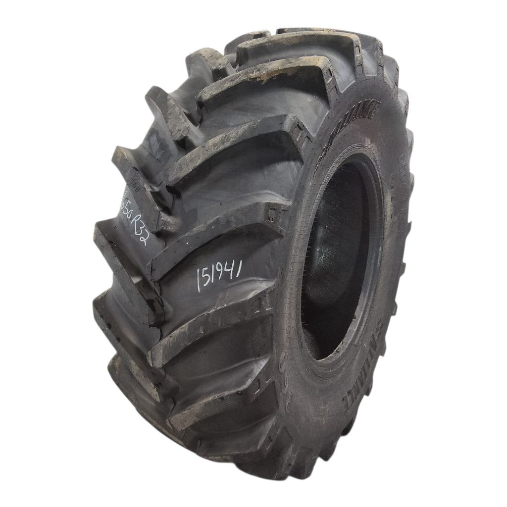 USED 650/75R32 Alliance 360 Super Power Drive R-1 172A8 99% for